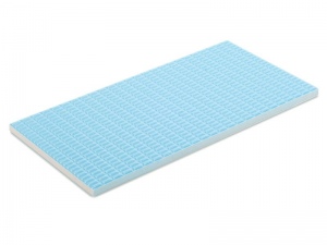 Противоскользящая плитка с сетчатой поверхностью 12,5х25 см, св.голубая